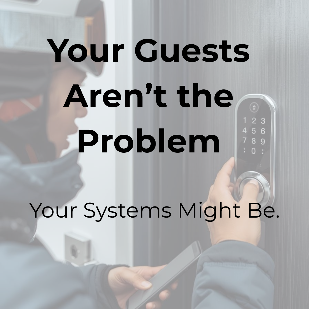 common short-term rental problems during guest check-in